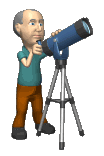retired man telescope.gif